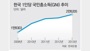 “1인당 국민소득 3만달러… 2016년 이후에나 가능”
