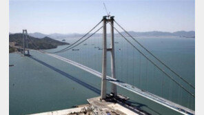 이순신대교 교통 통제, 소방대원도 어지러움 느껴