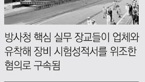 통영함-軍피아-K무기 비리… 안보 갉아먹는 적폐 3종세트