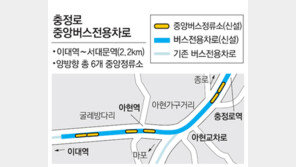 [수도권]충정로 중앙버스전용차로 11월 1일 개통