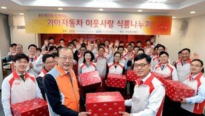 기아차, 저소득 소외계층에 이웃사랑 나눔박스 지원