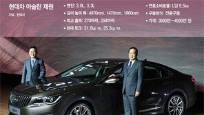 현대車 신형세단 아슬란 “벤츠-아우디-렉서스, 보고있나?”