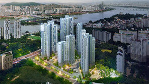 한강변서 보기 드문 100% 중소형 단지… 완만한 구릉에 들어서 대부분 ‘리버 뷰’