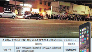 “아이폰6가 10만∼20만원”… 단통법 비웃은 불법보조금