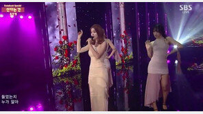 ‘인기가요’ 홍진영, ‘산다는 건’ 무대 의상 화제…누드톤 원피스 ‘깜짝’