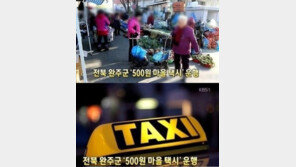 완주군 ‘500원 마을택시’ 운영… 진정한 맞춤복지 ‘화제’