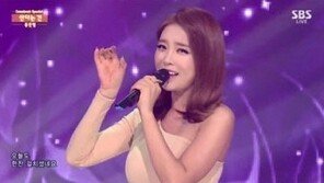 “와~ TV로 들어갈 뻔”… ‘인기가요’ 홍진영, 밀착 원피스 ‘인기’