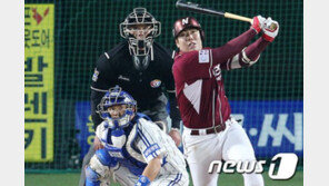 넥센, 한국시리즈 1차전 승리…8회 강정호 투런