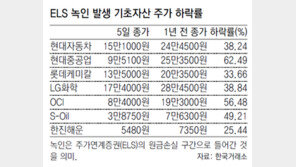 엔저 공포에 ‘수출주 ELS’ 덜덜