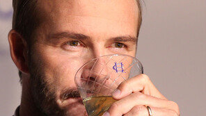 [화보] 데이비드 베컴 방한…“위스키 한잔 해요”