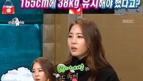 ‘라디오스타’ 신수지 “현역 선수시절, 38kg 유지”