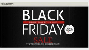 블랙프라이데이, 연중 최대 세일 시작…언제부터 시작?
