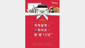 미스터피자, 24주년 기념 ‘피아트 자동차’ 등 경품 이벤트