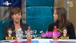 라디오스타 송가연 ‘연애는 한 번’…신수지 ‘썸男만 30명’