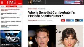 베네딕트 컴버배치 약혼, “미모의 예비 피앙세는 누구?”