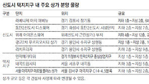입주 앞둔 신도시-택지지구 商街 뜬다