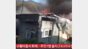 구룡마을 화재, 14개동 42세대 불타…사망 주민 1명 발견