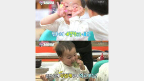 ‘슈퍼맨이 돌아왔다 삼둥이’, 송민국 어린이 초특급 애교에 초토화…