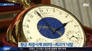 세계에서 가장 비싼 시계, 무려 263억… 과거 낙찰가 2배 기록