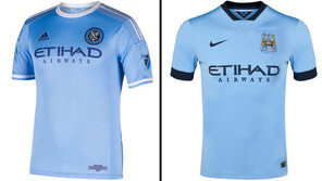 뉴욕 시티FC, 첫 유니폼 공개 “맨시티와 엠블럼만 달라…”