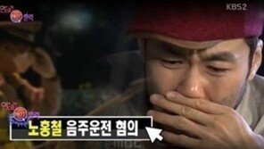 노홍철, 음주측정 결과 혈중 알코올 농도 0.105%…‘면허취소 수준’