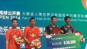 이용대-유연성 조, 중국오픈 2년 연속 정상