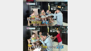 션은 육아의 신, 슈퍼맨 송일국도 감탄… “넘사벽”