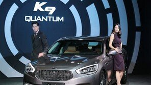 [포토]기아차, K9 퀀텀 “전면 디자인이 확 바꼈네”