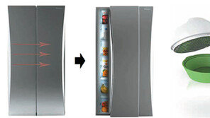 미닫이 냉장고… 솥뚜껑 전자레인지…