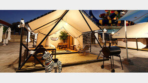 [Outdoor]워터파크에서 경험하는 특별한 글램핑… 바비큐도 즐겨요