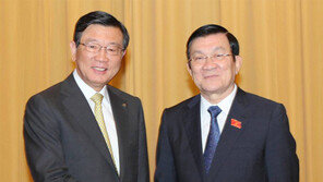 박삼구 회장, 베트남 주석 예방 민간외교 활동