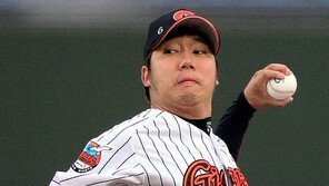 ‘탐색전’으로 끝난 롯데-장원준 첫 만남