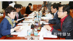 “300억 삭감” “250억만”… 30분만에 끝