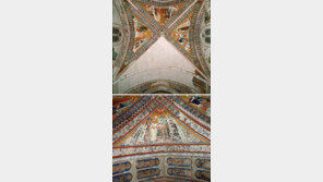 30만개 벽화 조각, 퍼즐 맞추듯…