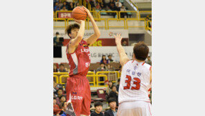 [바스켓볼 브레이크] 외곽슛 쏘는 김종규, 골밑 빈자리 아쉽다