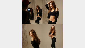 강예빈, 무보정 현장 사진 공개 “건강미 넘치는 몸매” 눈길