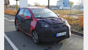 기아차 모닝 후속, 전후면 살짝 바꾸고 경량화 중점