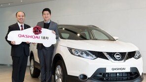 닛산 캐시카이 1호차 전달식, 한국시장 공략 시작