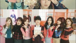 에이핑크 임시완 교복 촬영 현장, 훈훈한 꽃미모 자랑 