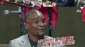 ‘비정상회담’ 샘 오취리, 유세윤의 UV 작업 제안에 반응이? “이사님과 얘기해”