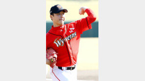 예비역 정우람, 더 우람해진 어깨