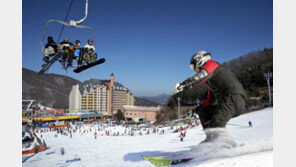 양지파인리조트, 5일 개장 목표로 막바지 제설