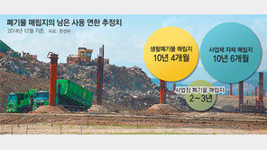 재활용비용이 매립비용보다 3~5배 더 들어… 한국도 매립부담금 매기는 자원순환법 시급