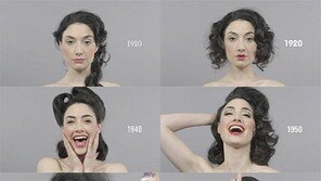 백 년 동안의 미녀 변천사, 1910년~2010년까지… 최고의 미인은?