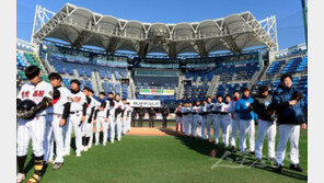 [포토] ‘야구대제전’ 개막에 앞서… 국기에 대한 경례