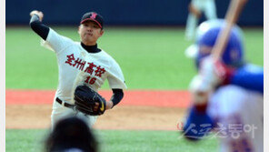 녹슬지 않은 김원형 역투…전주고 16강