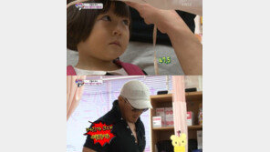 ‘슈퍼맨이 돌아왔다’ 추사랑, 머리둘레 공개… 추성훈 “머리 크대” 폭소