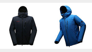 아웃도어 재킷 ‘합성보온재’ 뜬다