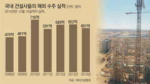 “中東 건설발주 급감, 2014년은 버티지만…” 