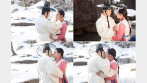 ‘왕의 얼굴’ 서인국-조윤희, 애틋한 키스신 “사랑스러운 눈빛”